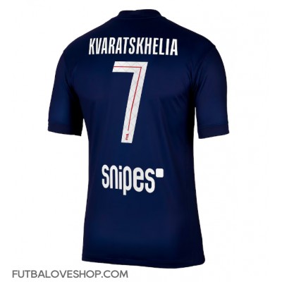 Dres Paris Saint-Germain Khvicha Kvaratskhelia #7 Domáci 2025-26 Krátky Rukáv Dres Paris Saint-Germain Khvicha Kvaratskhelia #7 Domáci 2025-26 Krátky Rukáv
